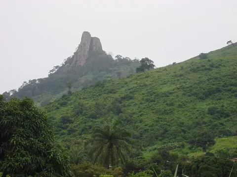 Dent de Man and surrounding forest · Man · Côte d’Ivoire