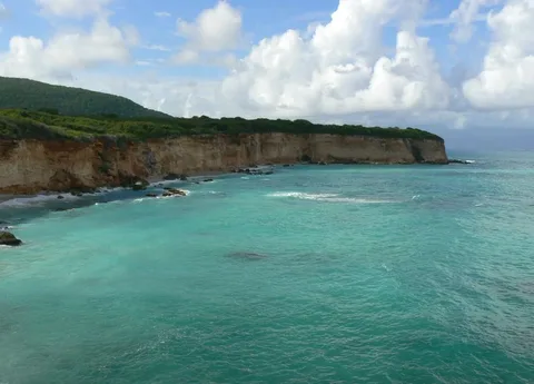 Coastal cliffs near El Quemaíto · Barahona · Dominican Republic