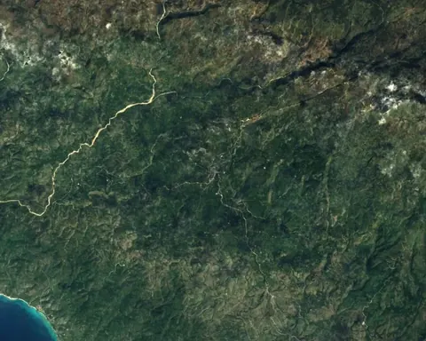 Thiotte, Haiti · historical satellite context
