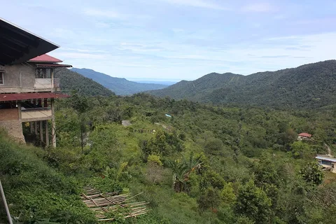 Bukit Barisan ridges in Mandailing Natal