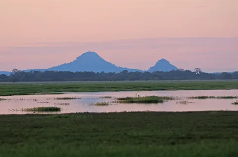 Mount Gorongosa at dusk · Mozambique