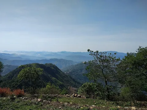 Mountain ridges in Gulmi