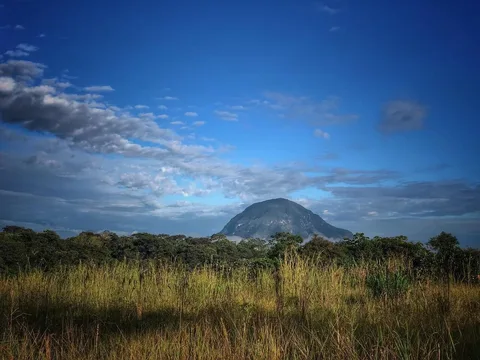 Morro de Calzada and surrounding vegetation, San Martín
