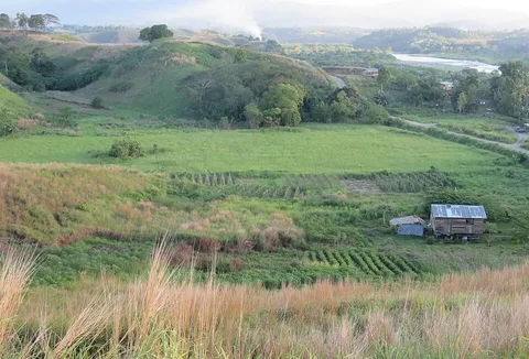 Agricultural landscape on Guadalcanal — geographic context